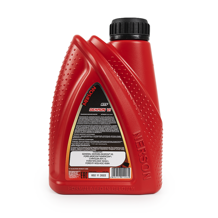 Трансмиссионное масло NERSON OIL DEX600001 ATF DEXRON VI 1л