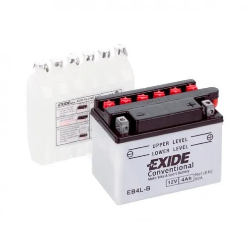 Аккумулятор мото EXIDE EB4L-B  12 В 4 Ач 50 A