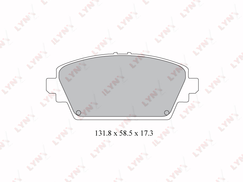 Колодки тормозные дисковые перед HONDA ACCORD INFINITI I30 NISSAN ALMERA MAXIMA LYNXauto BD-3422