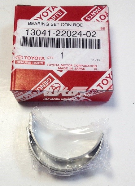 Вкладыш шатунный Std Toyota 13041-10020-02