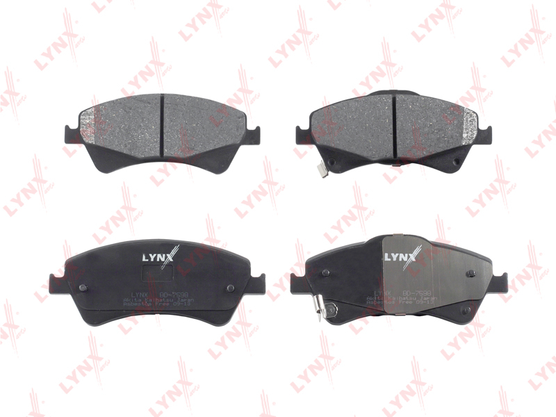 Колодки тормозные дисковые Перед LYNXauto BD-7598
