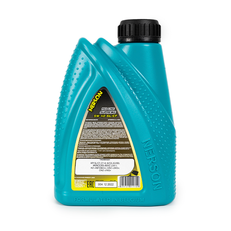 Моторное масло NERSON OIL SLL540001 Red Line Supreme semi-synthetic SL/CF 5W-40 1л