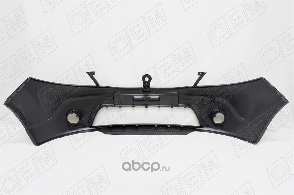 Бампер передний Renault Sandero 1 (2009-2014) под ПТФ OEM0695 OEM 620226092R