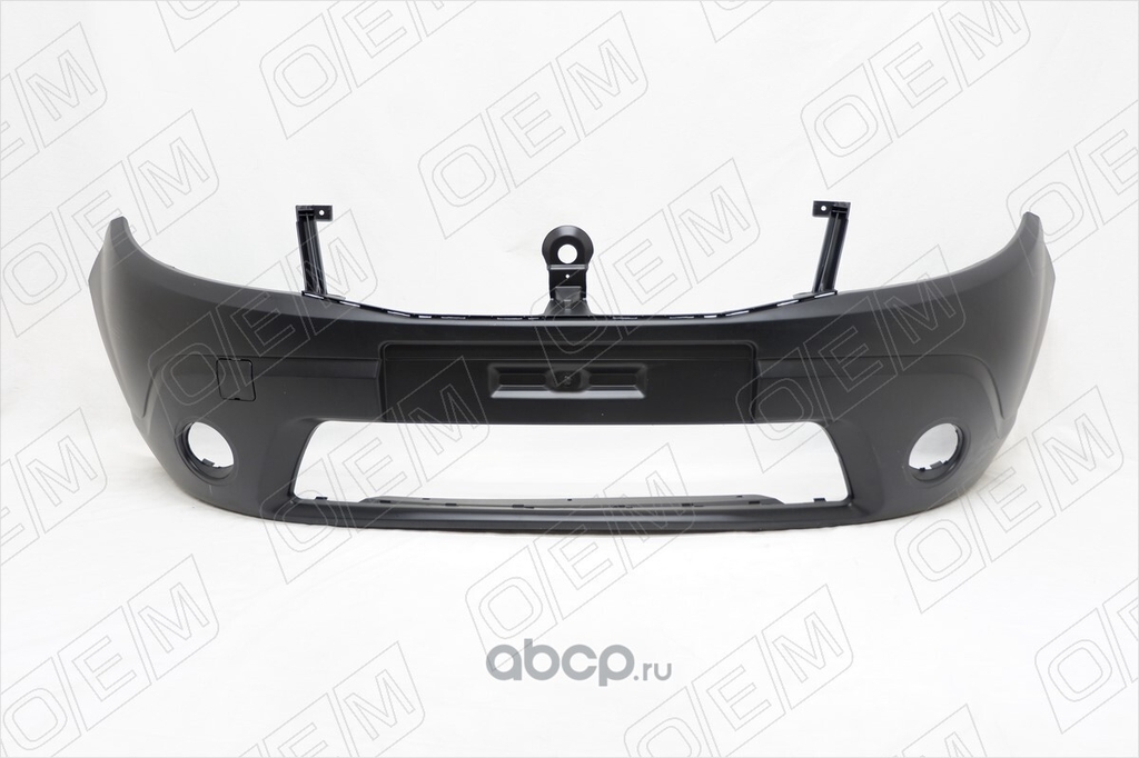 Бампер передний Renault Sandero 1 (2009-2014) под ПТФ OEM0695 OEM 620226092R