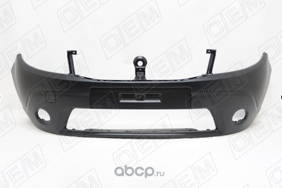 Бампер передний Renault Sandero 1 (2009-2014) под ПТФ OEM0695 OEM 620226092R
