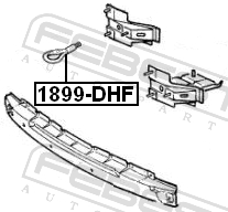 Крюк буксировочный OPEL Astra Febest 1899-DHF