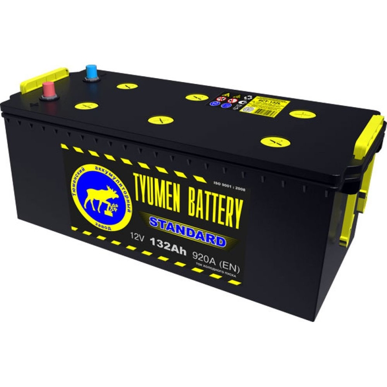 Аккумулятор 132 а/ч TYUMEN BATTERY 960A прямая полярность 6тс132l1