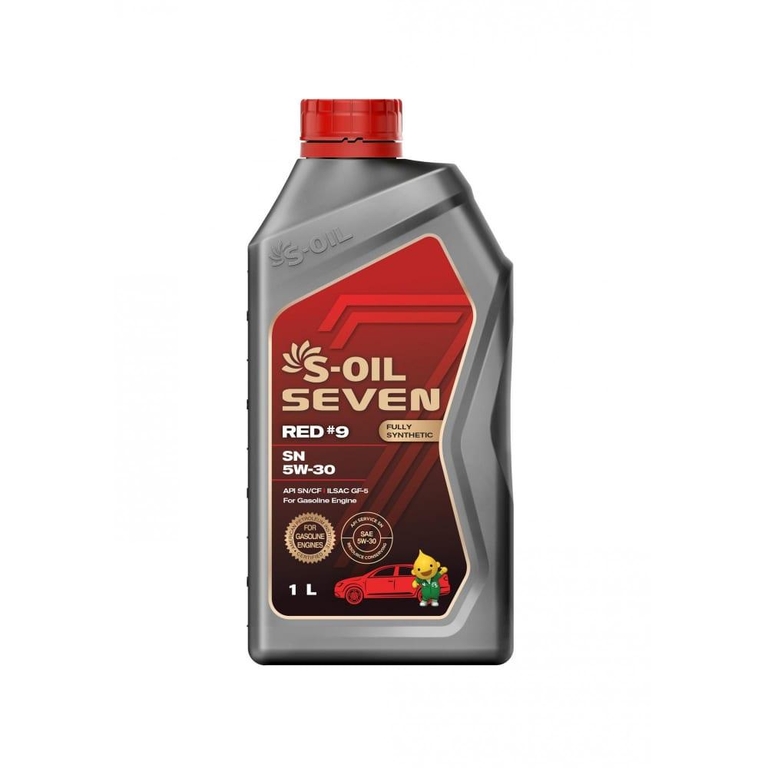 Моторное масло S-OIL SEVEN RED 9 SN 5W30 синтетическое E107628 1 л