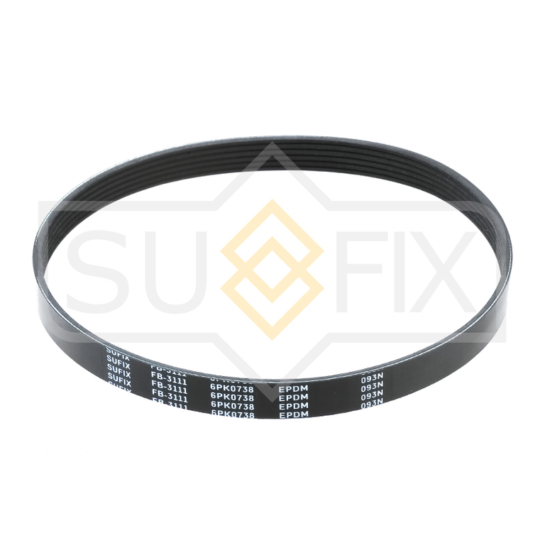 Ремень поликлиновый 6PK0738 LADA 2112-2170 SUFIX FB3111