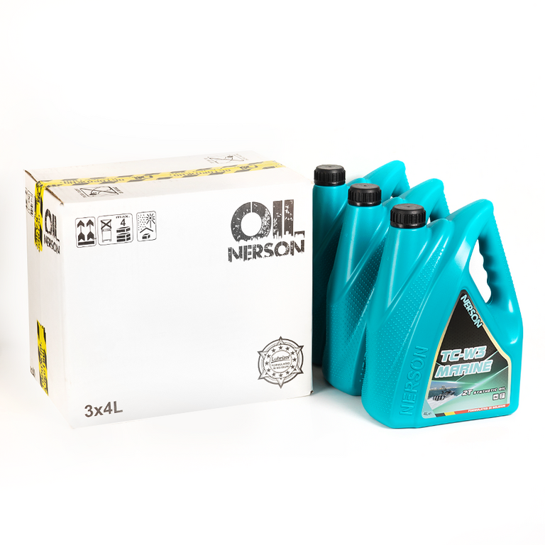 Моторное масло 2T NERSON OIL TC2T0004 TC-W3 Marine synthetic 4л