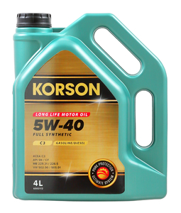 Моторное масло KORSON KS00112 5W-40 FULL SYNTHETIC C3 4 л