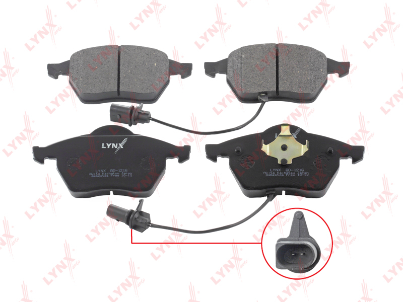 Колодки тормозные LYNXauto BD1216