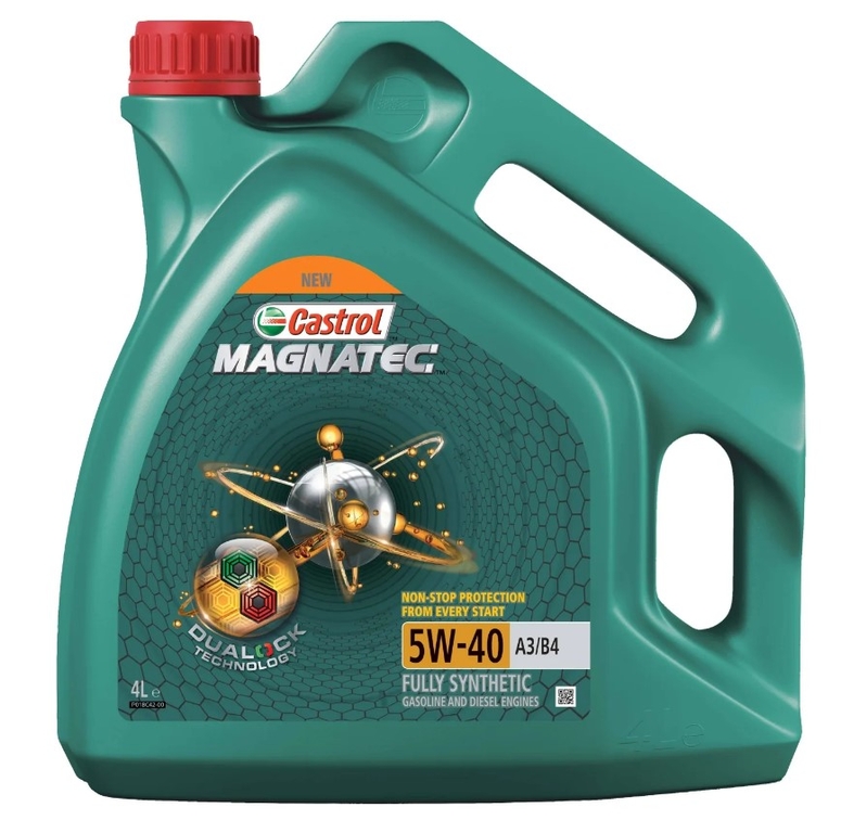 Моторное масло Castrol Magnatec 5W-40 A3/B4 синтетическое 4 л