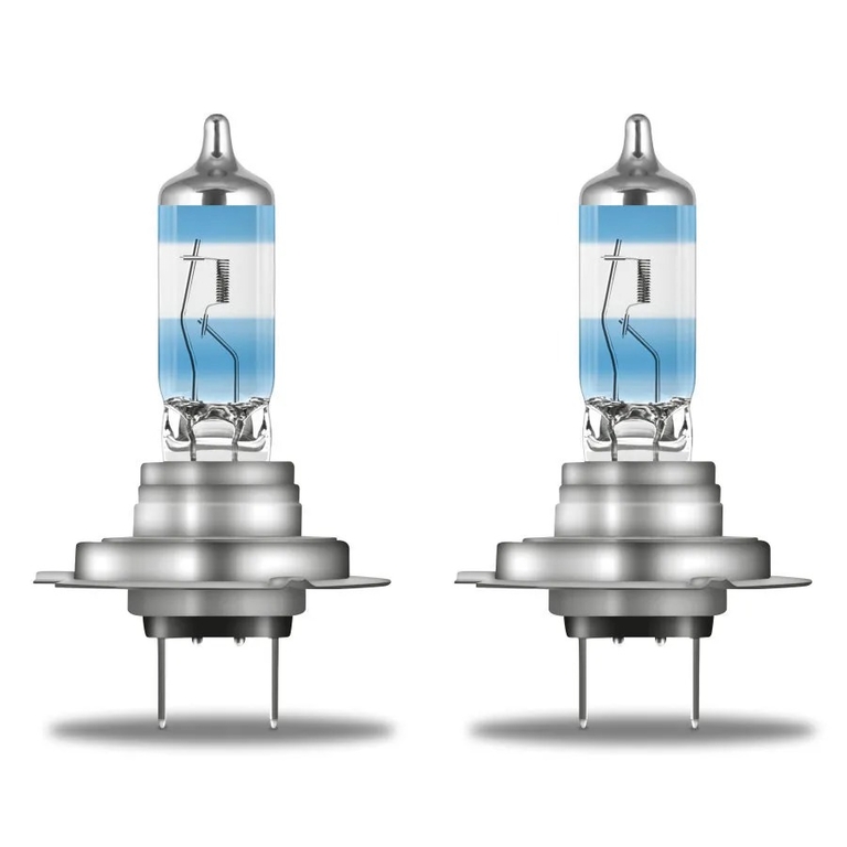 Лампа галогенная H7 12V 55W OSRAM Night breaker +200% комплект 2 шт.