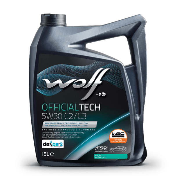 Моторное масло WOLF OFFICIALTECH 5W30 C2/C3 5л
