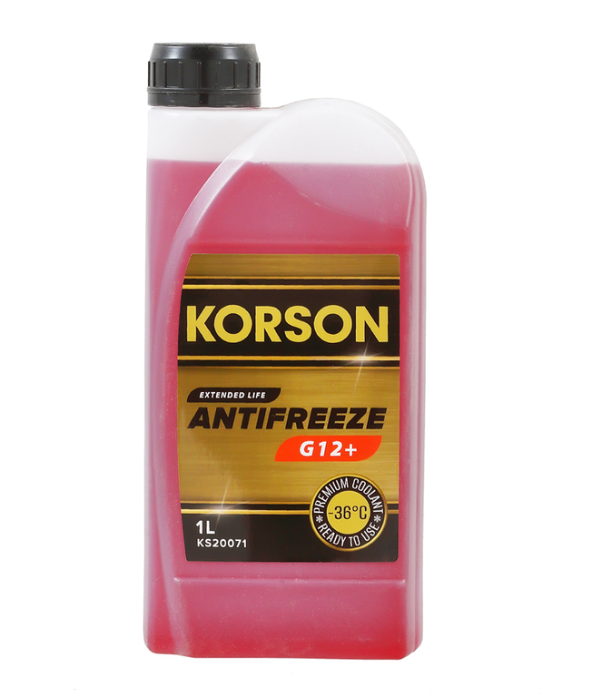 Антифриз KORSON KS20071 G12+ -36 красный 1 л