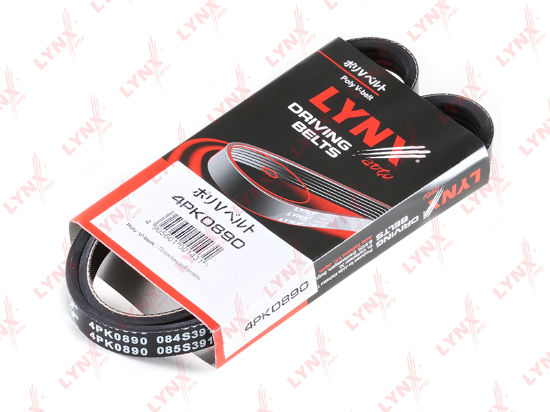 Ремень поликлиновый  LYNXauto 4PK0890