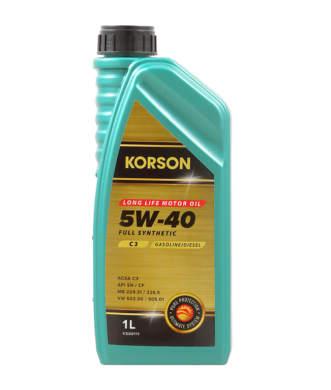 Моторное масло KORSON KS00111 5W-40 FULL SYNTHETIC C3 1 л