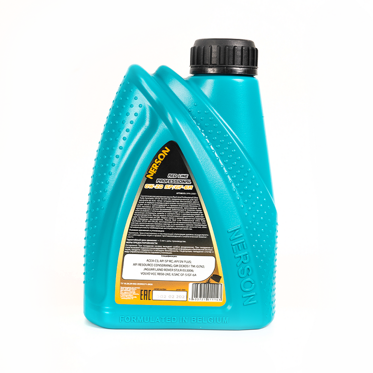 Моторное масло NERSON OIL SPP020001 Red Line Professional Ultra Fully Synthetic SP/GF-6A 0W-20 1л