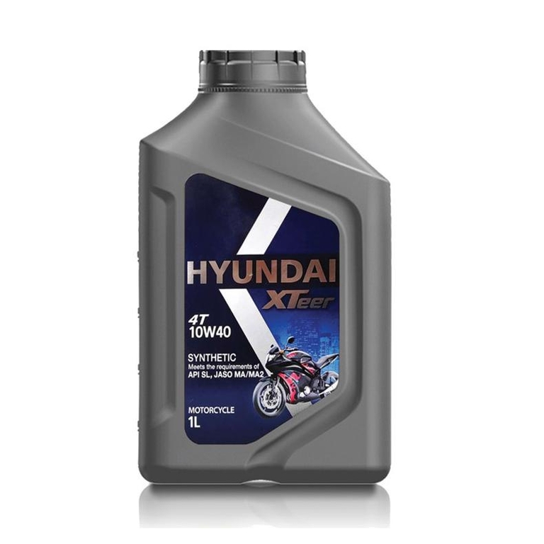 Моторное масло HYUNDAI XTeer moto 4T 10W40 синтетическое 1011005